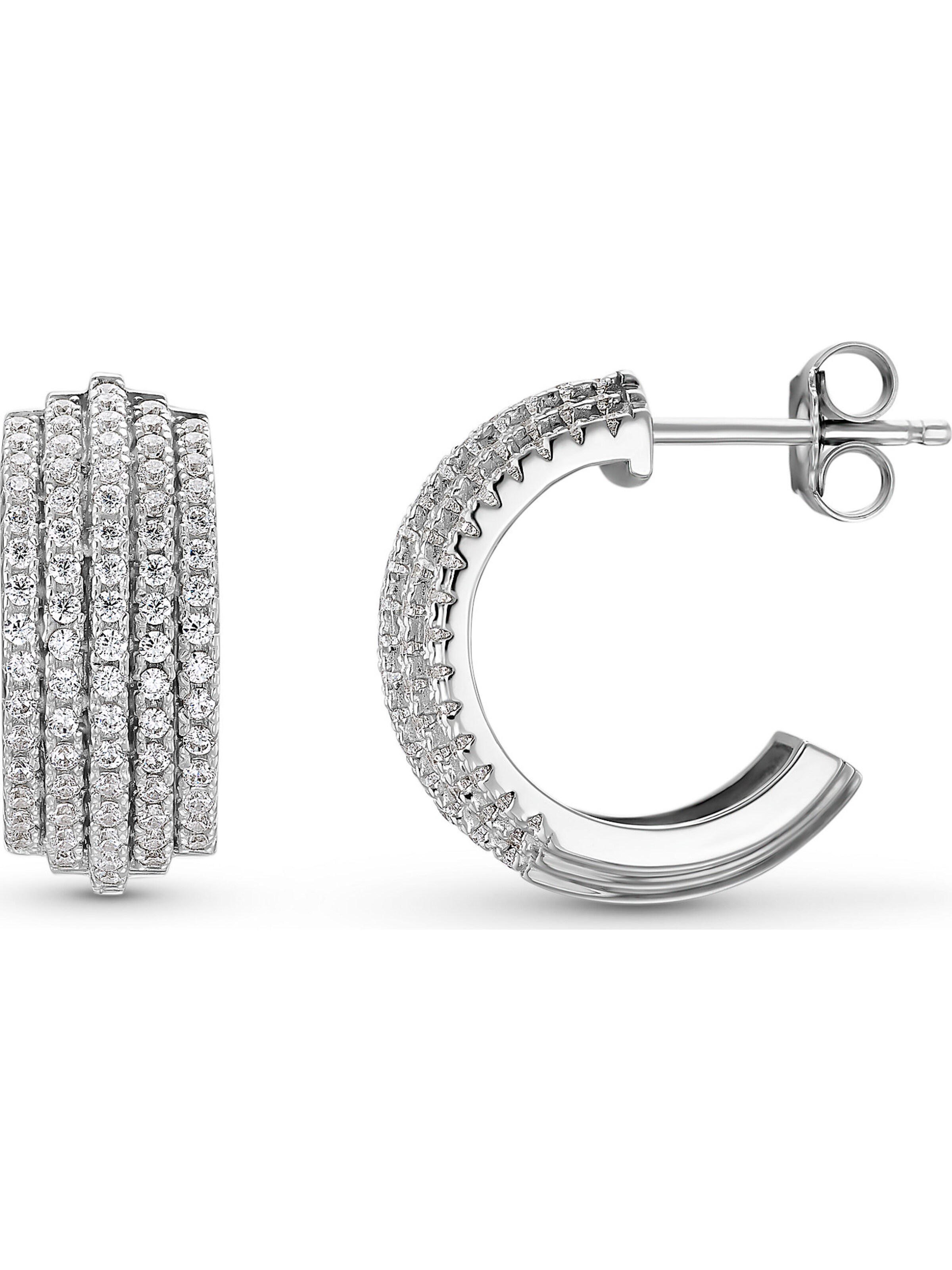 FAVS Ohrringe in Silber: Vorderseite