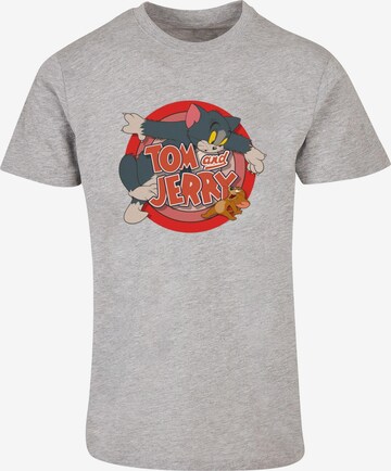 ABSOLUTE CULT Shirt 'Tom and Jerry - Classic Catch' in Grey: front