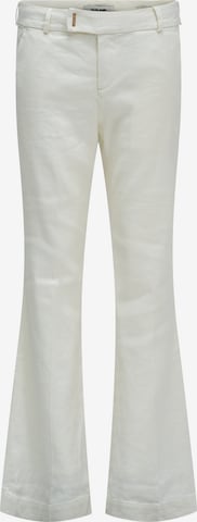 Pantalon chino Salsa Jeans en blanc : devant