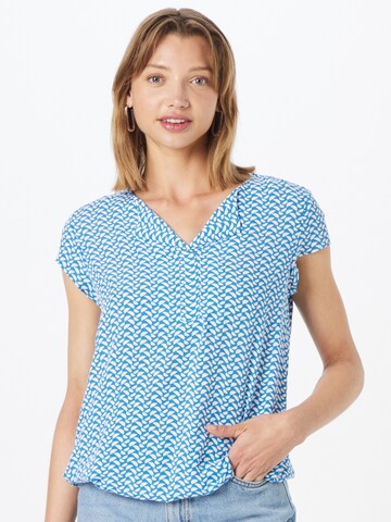 TOM TAILOR Blouse in Blauw: voorkant