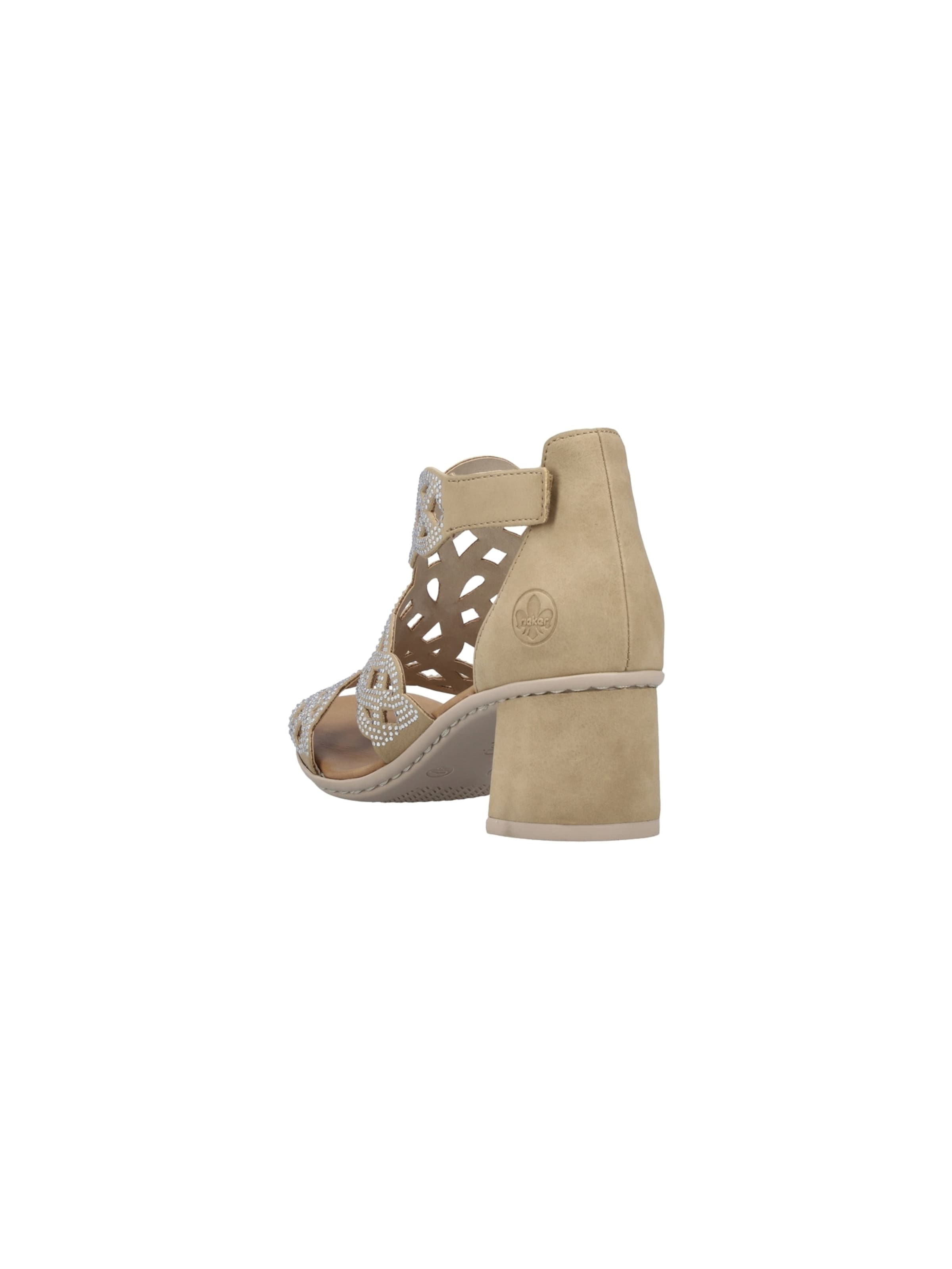 Sandalo 'Morelia Fersen-Sandalen mit Klettverschluss' di Rieker in beige