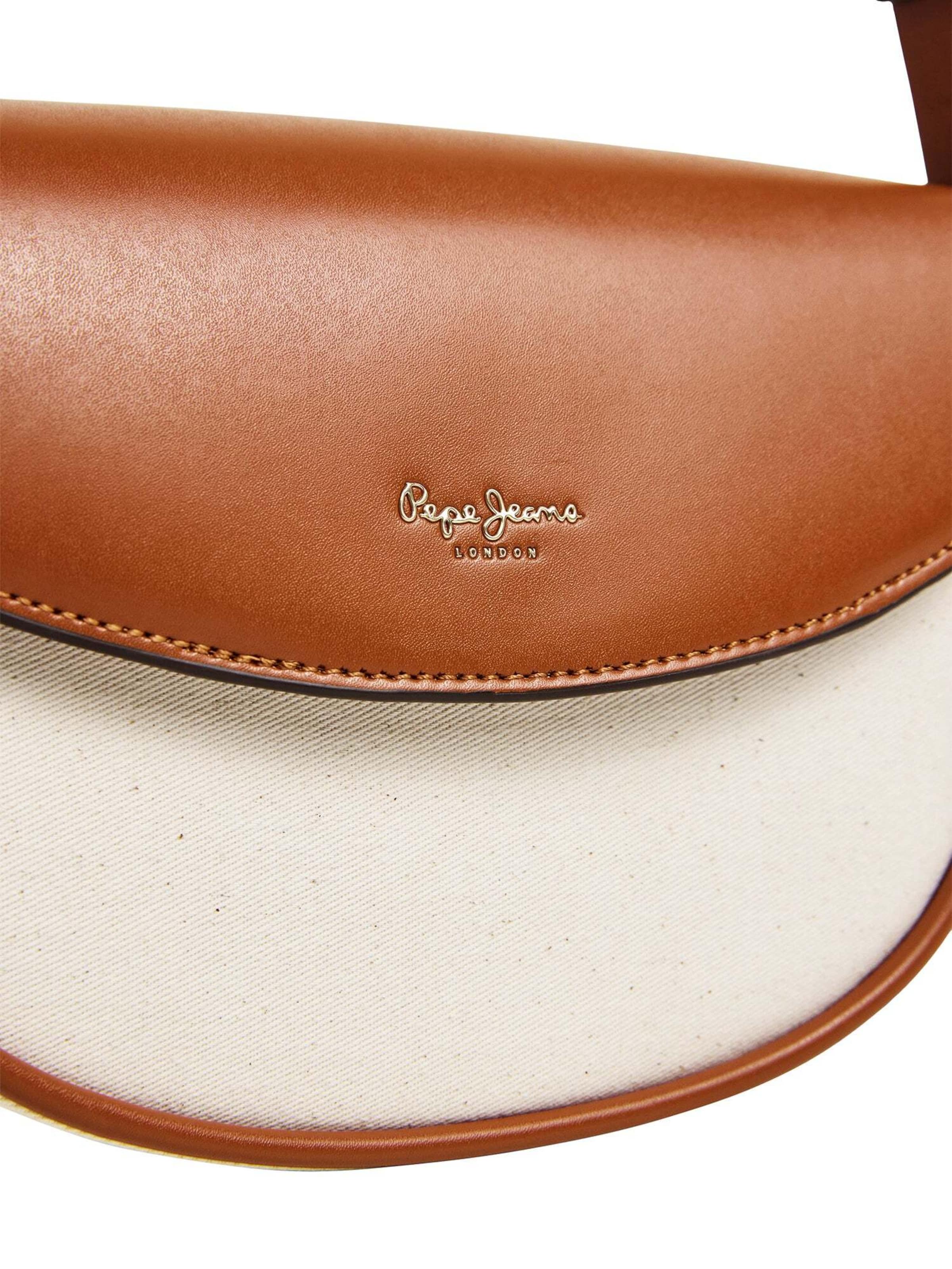 Pepe Jeans Schultertasche in Braun