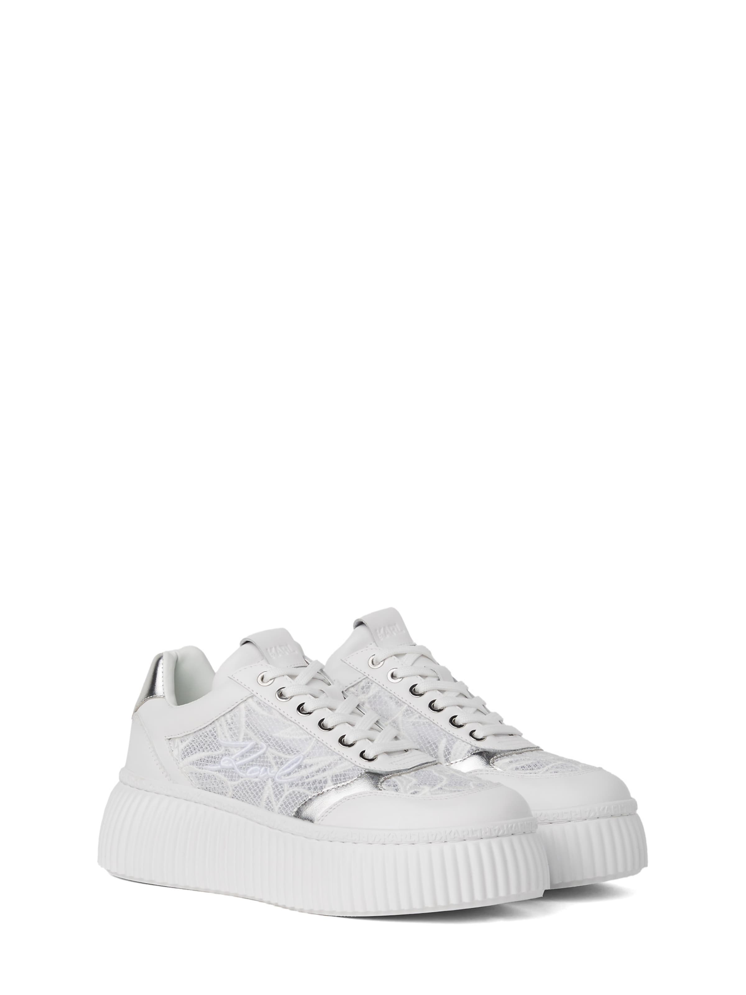 Karl Lagerfeld Sneaker low ' KREEPER ORCHIDEEN-SNEAKERS ' i hvid