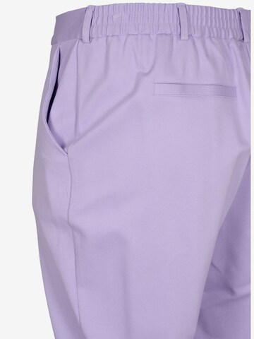 Zizzi - Tapered Calças 'Maddie' em roxo