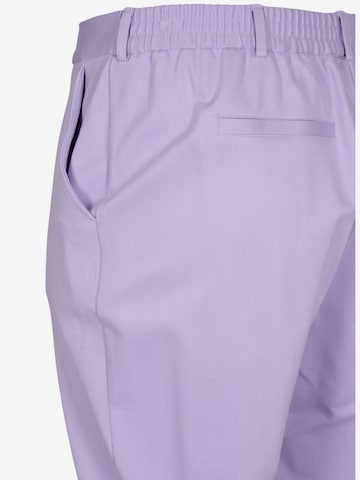 Zizzi Tapered Pants 'Maddie' in Purple