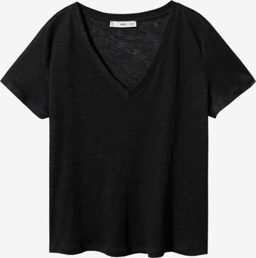 MANGO Shirt 'LINITO' in Black: front