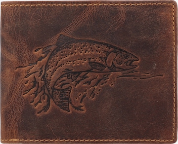 GREENBURRY Wallet in Brown: front