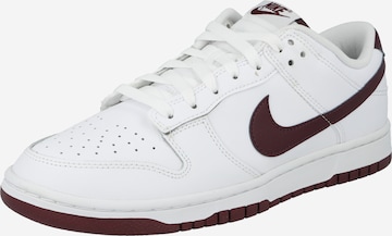 Baskets basses 'Dunk Retro' Nike Sportswear en blanc : devant