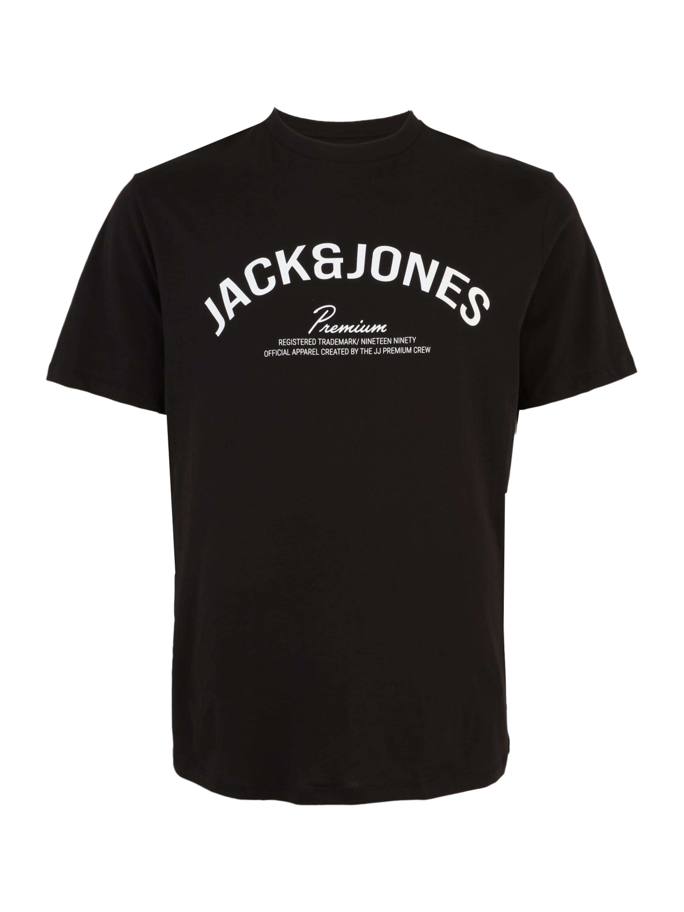 Jack & Jones Plus Majica 'JPRBLATOMMY' | črna barva: sprednja stran