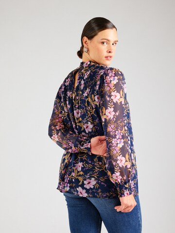 ONLY Carmakoma Bluse 'CARANNIE' in Blau