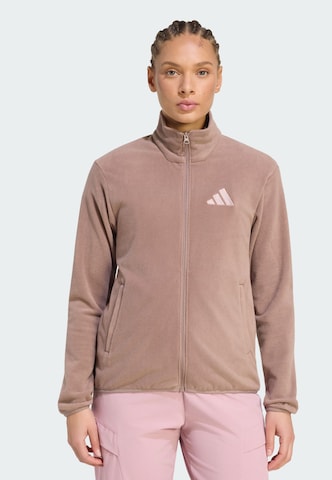 ADIDAS TERREX Funkcionális dzsekik 'Essentials' - barna: elől