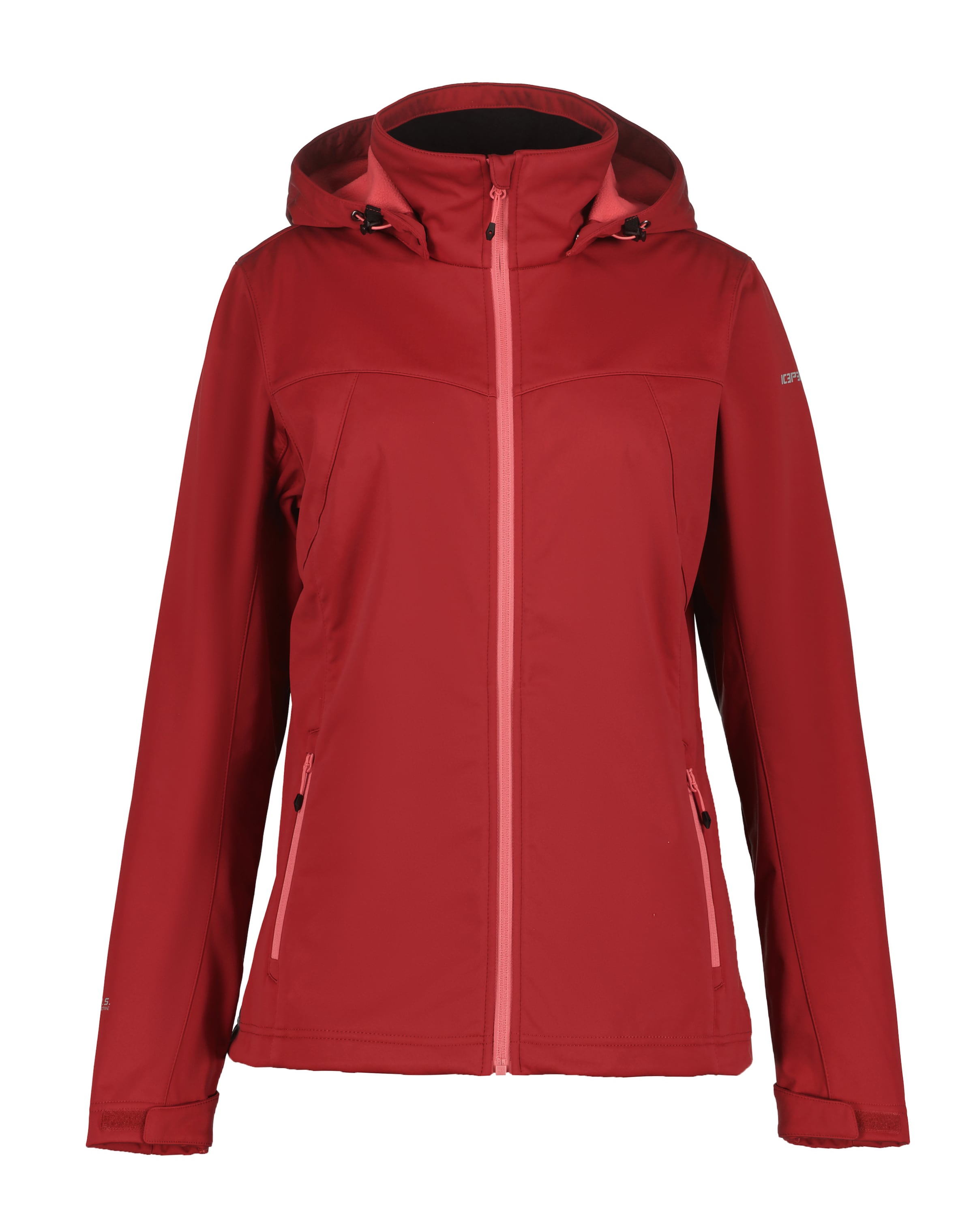 ICEPEAK Outdoor Jacket 'Boise' in Red: front