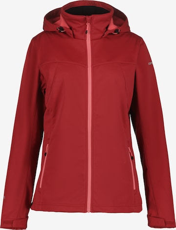ICEPEAK Outdoor Jacket 'Boise' in Red: front