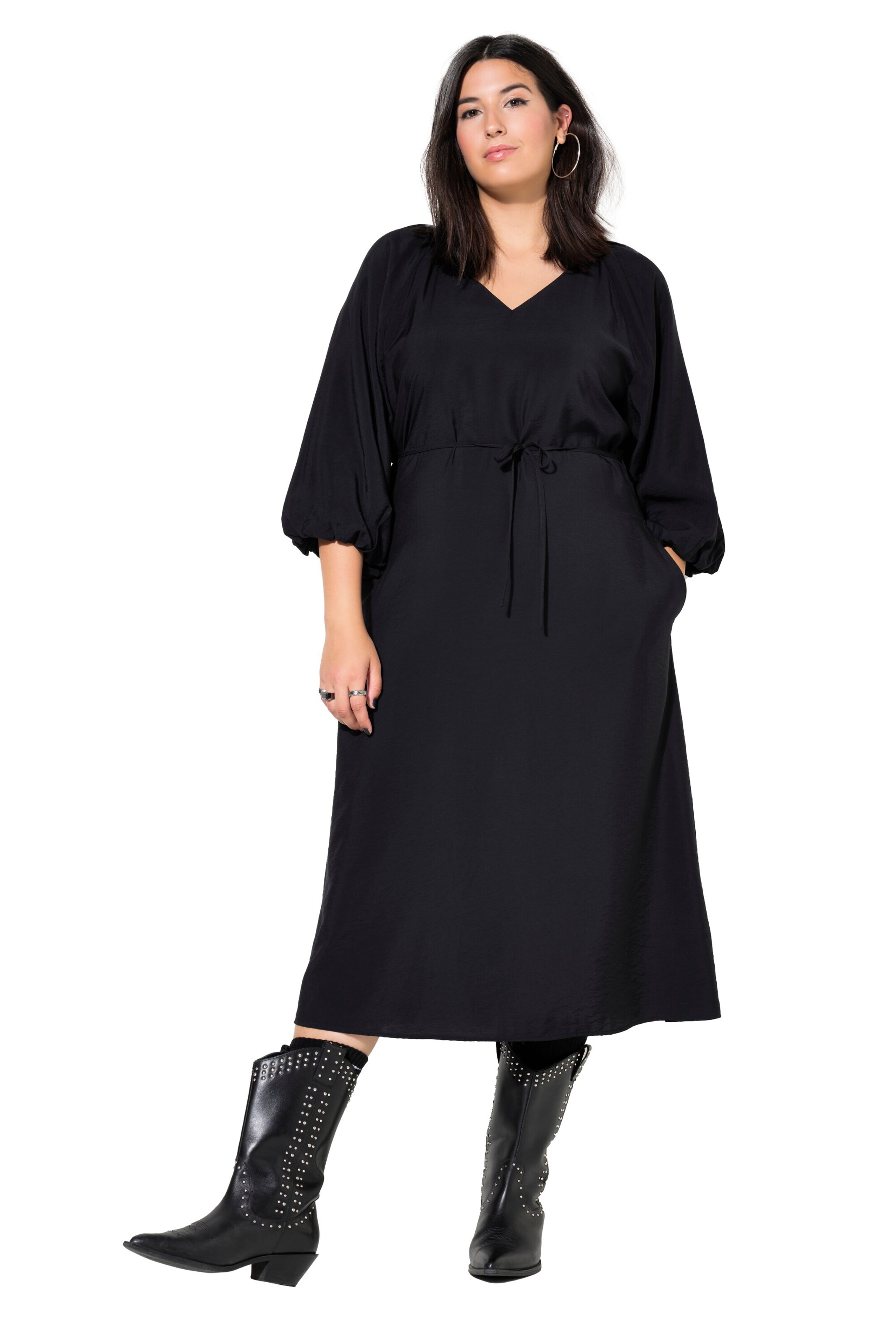 Studio Untold Kleid in Schwarz: Vorderseite