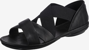 CAMPER Sandals 'Right Nina' in Black: front