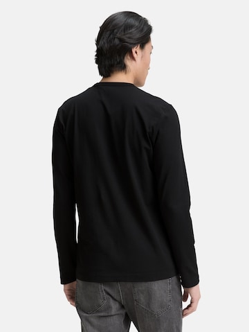 TOM TAILOR Shirt in Schwarz