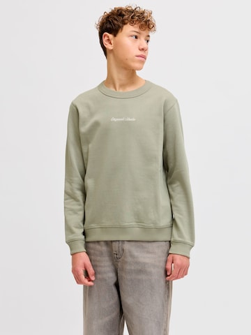 Sweat Jack & Jones Junior en vert : devant