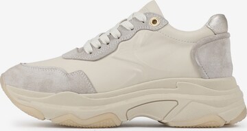 BRONX Sneakers laag in Beige: voorkant