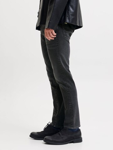 JACK & JONES - regular Vaquero 'JJIGlenn JJFox' en negro