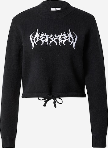 VIERVIER Sweater 'Cara' in Black: front