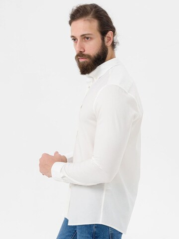 By Diess Collection Regular fit Button Up Shirt in White