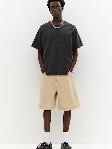 Pull&Bear Shirt in Zwart: voorkant