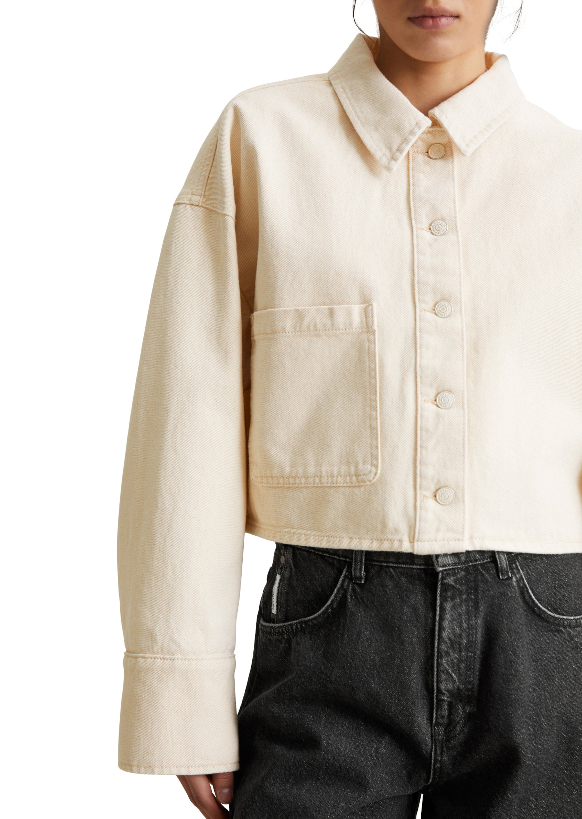 Veste mi-saison Marc O'Polo DENIM en blanc