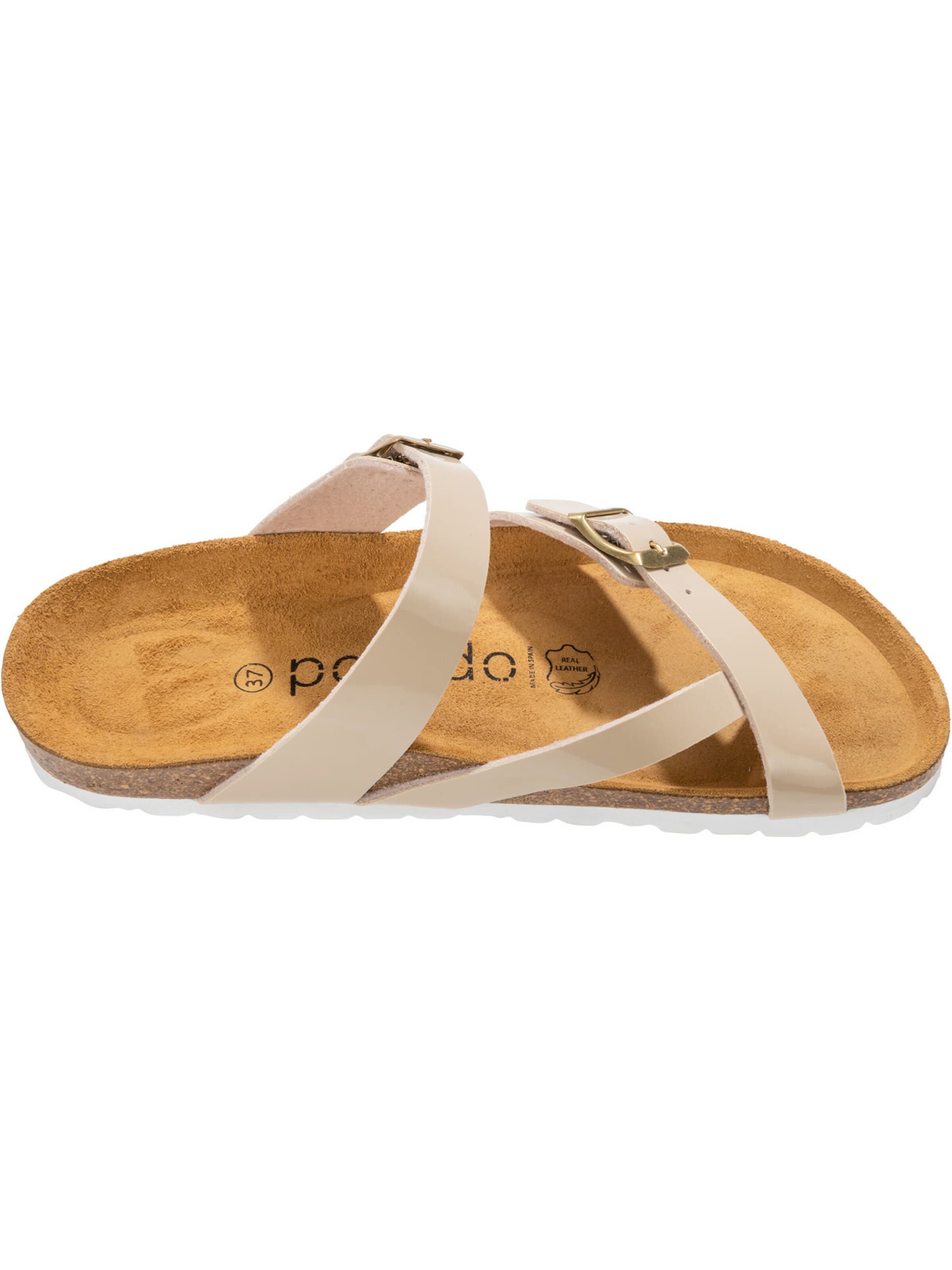 Palado Teenslipper 'Palado Cres Lack' in Beige