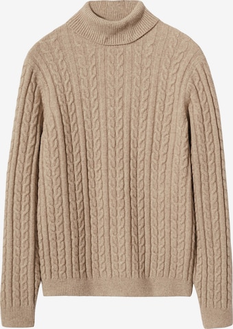 MANGO MAN Sweater 'Marias' in Beige: front