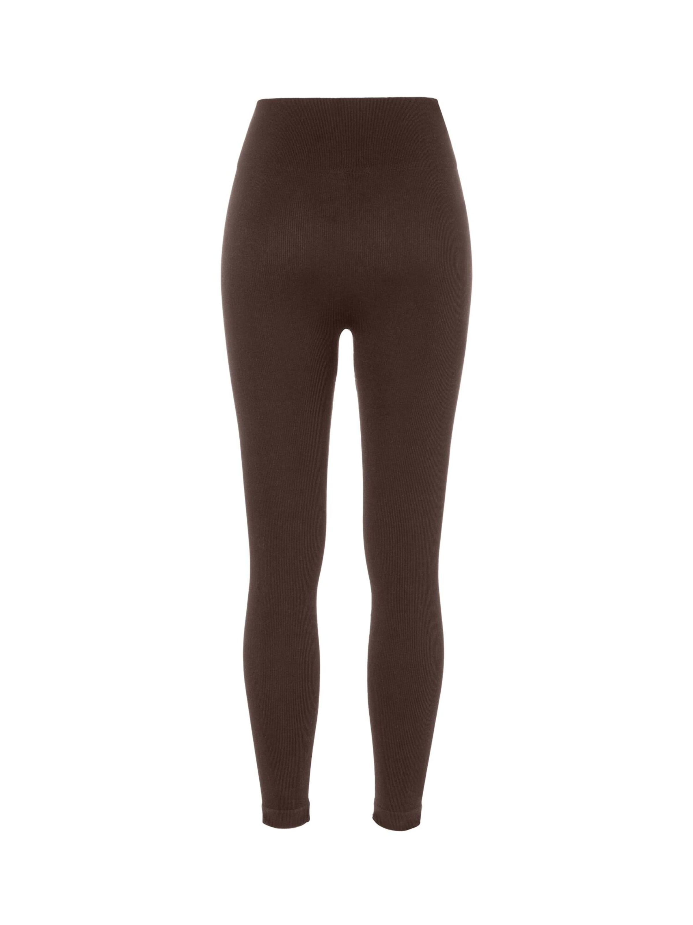 camano Leggings in Bruin: voorkant