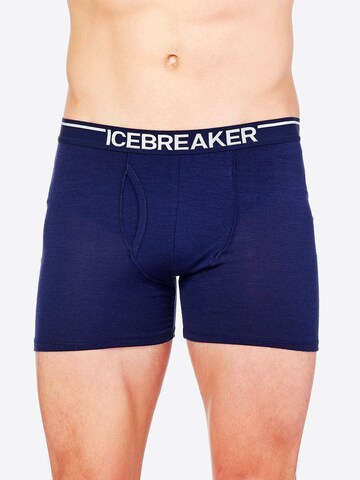 Boxers ICEBREAKER en bleu : devant