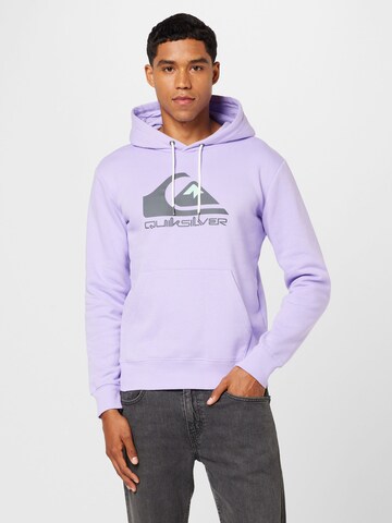 QUIKSILVER Sport sweatshirt i lila: framsida