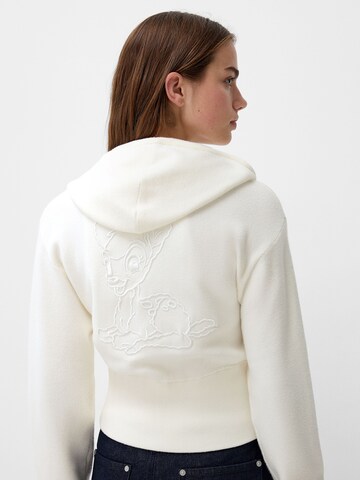 Bershka Knit cardigan in Beige