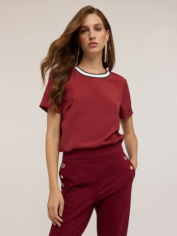 MOTIVI Blouse in Rood: voorkant