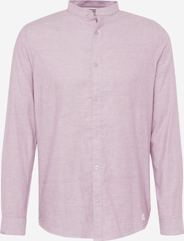 NOWADAYS Regular fit Button Up Shirt in Purple: front