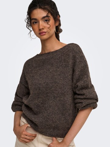 ONLY Pullover 'ONLFreja' in Braun