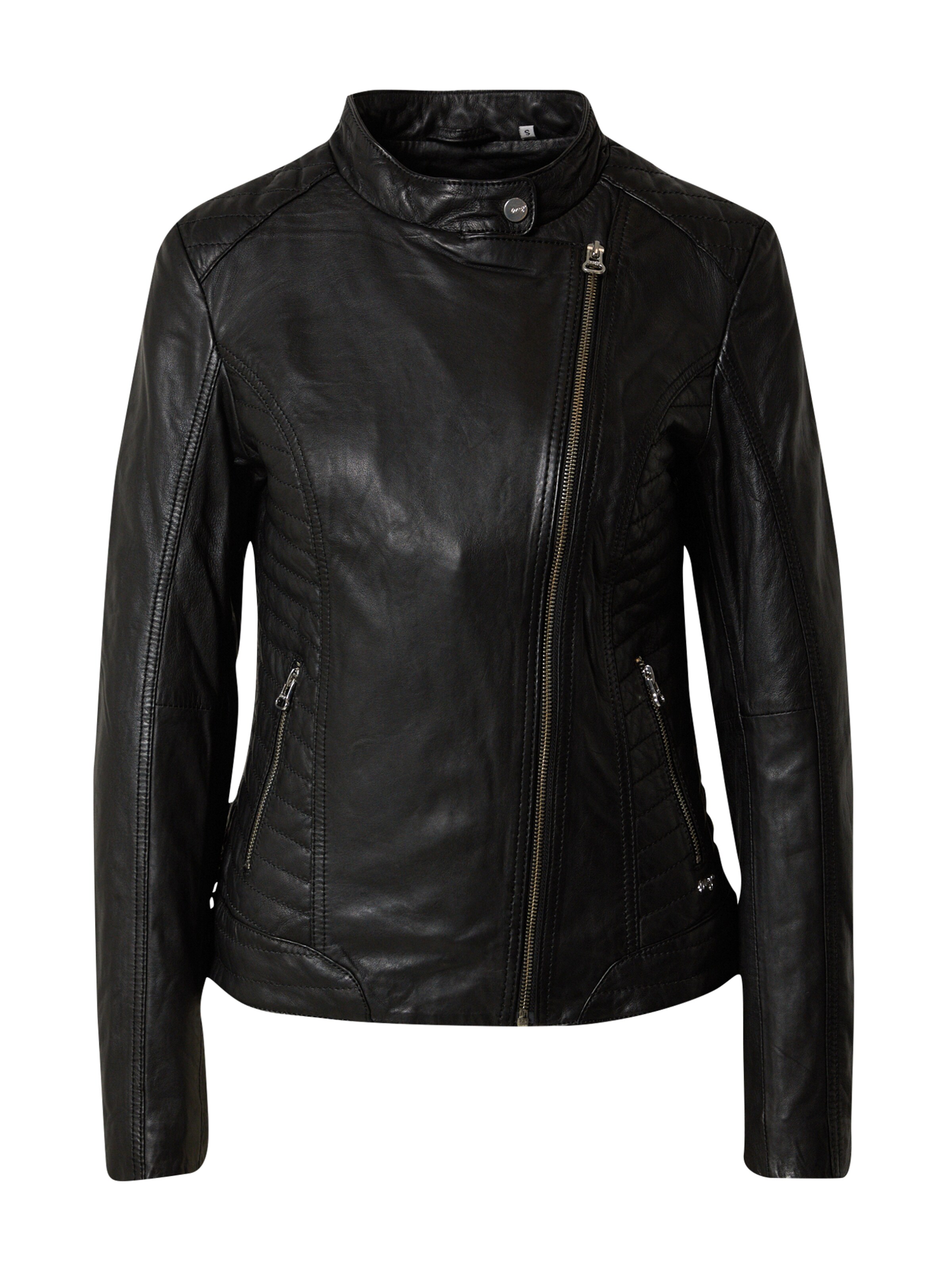 Maze Jacke in Schwarz: Vorderseite