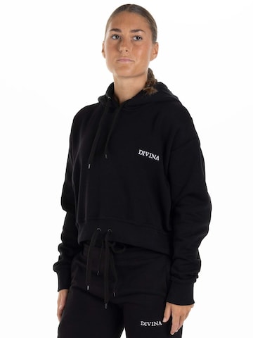 Sweat-shirt 'Comfy' Divina en noir