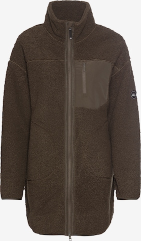 POLARINO Fleecejacke in Grün: Vorderseite