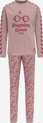 Hummel Pajamas in Pink: front
