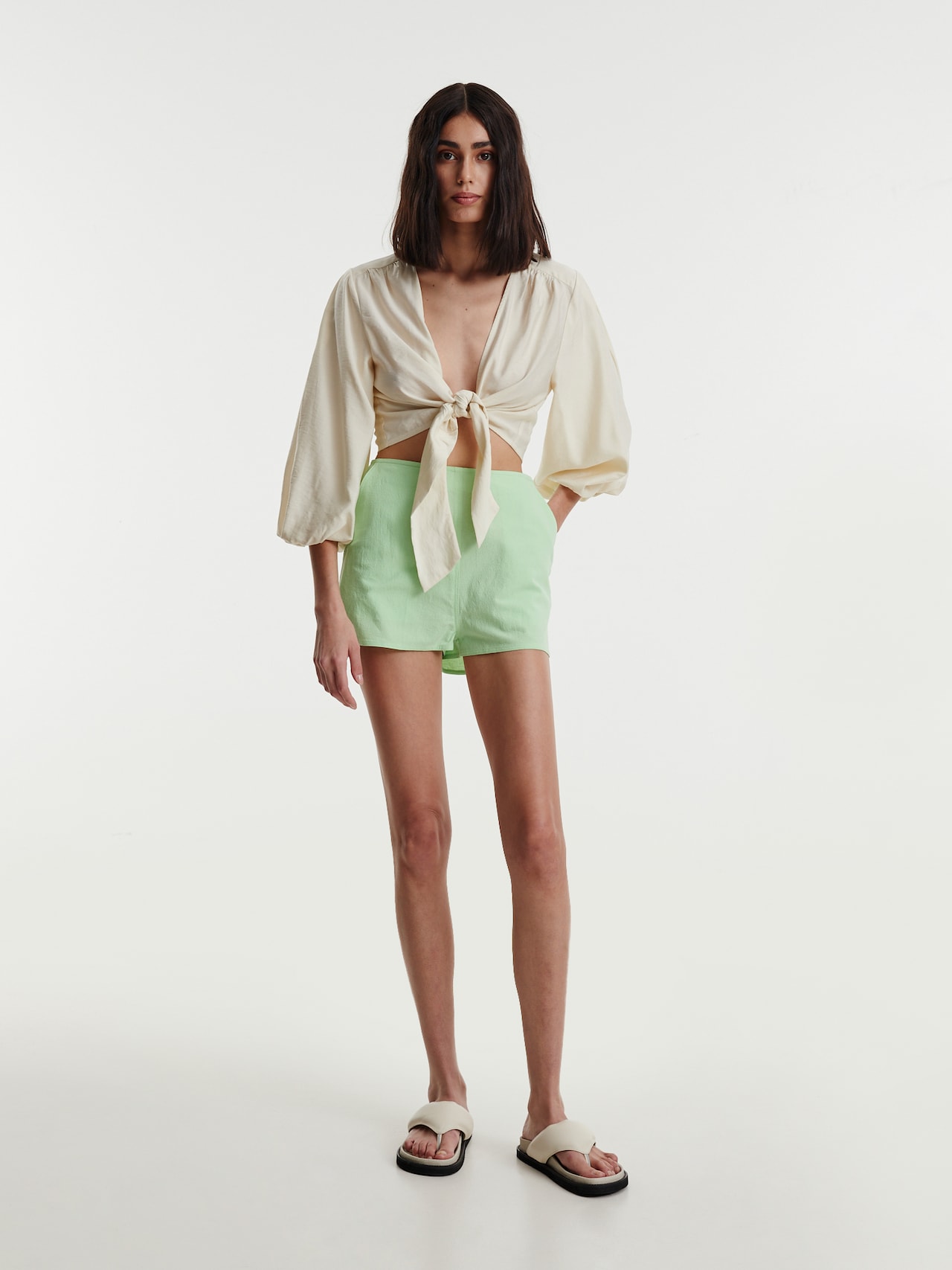 EDITED Pantaloni 'Doris ' verde