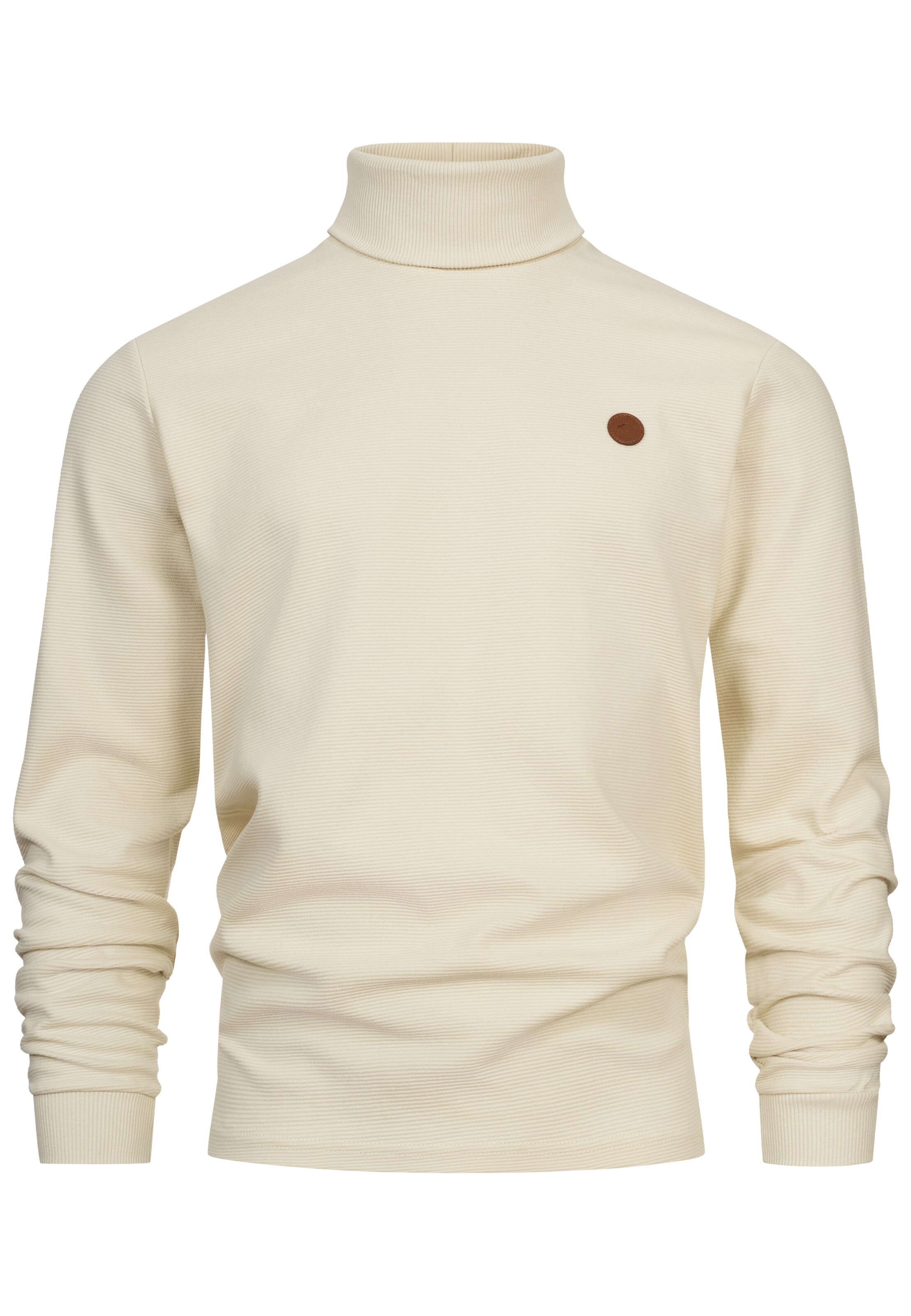 INDICODE JEANS Shirt 'INGuadalupe' in Wit: voorkant