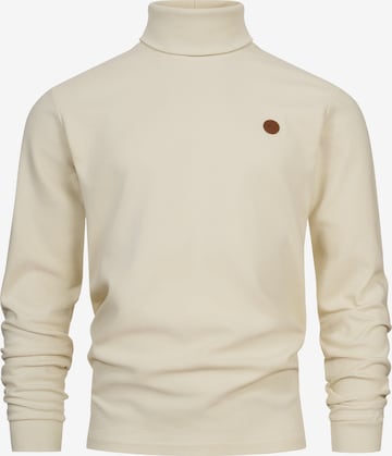 INDICODE JEANS Shirt 'INGuadalupe' in Wit: voorkant