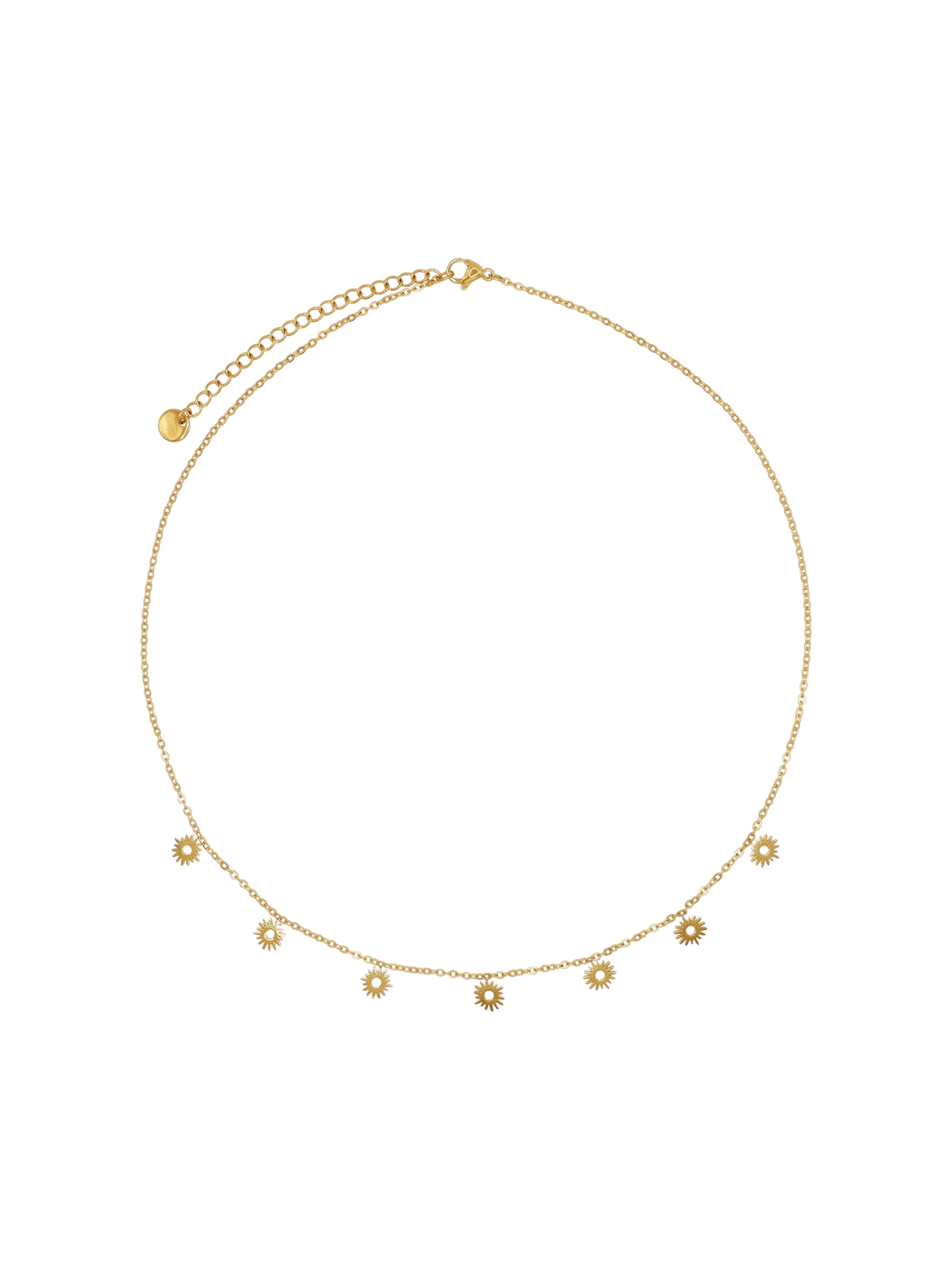 Heideman Ketting 'Ilona' in Goud: voorkant