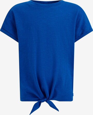 WE Fashion - Camiseta en azul: frente