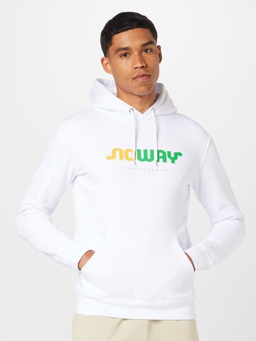 EINSTEIN & NEWTON Sweatshirt in White: front