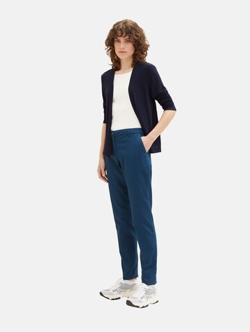 TOM TAILOR Gebreid vest in Blauw