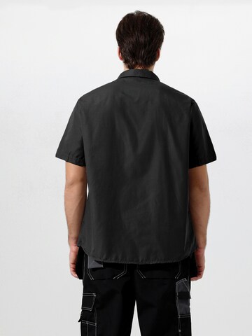YOUTHUP Comfort Fit Hemd 'Berchtesgaden'‌‌‌‌‌ in Schwarz