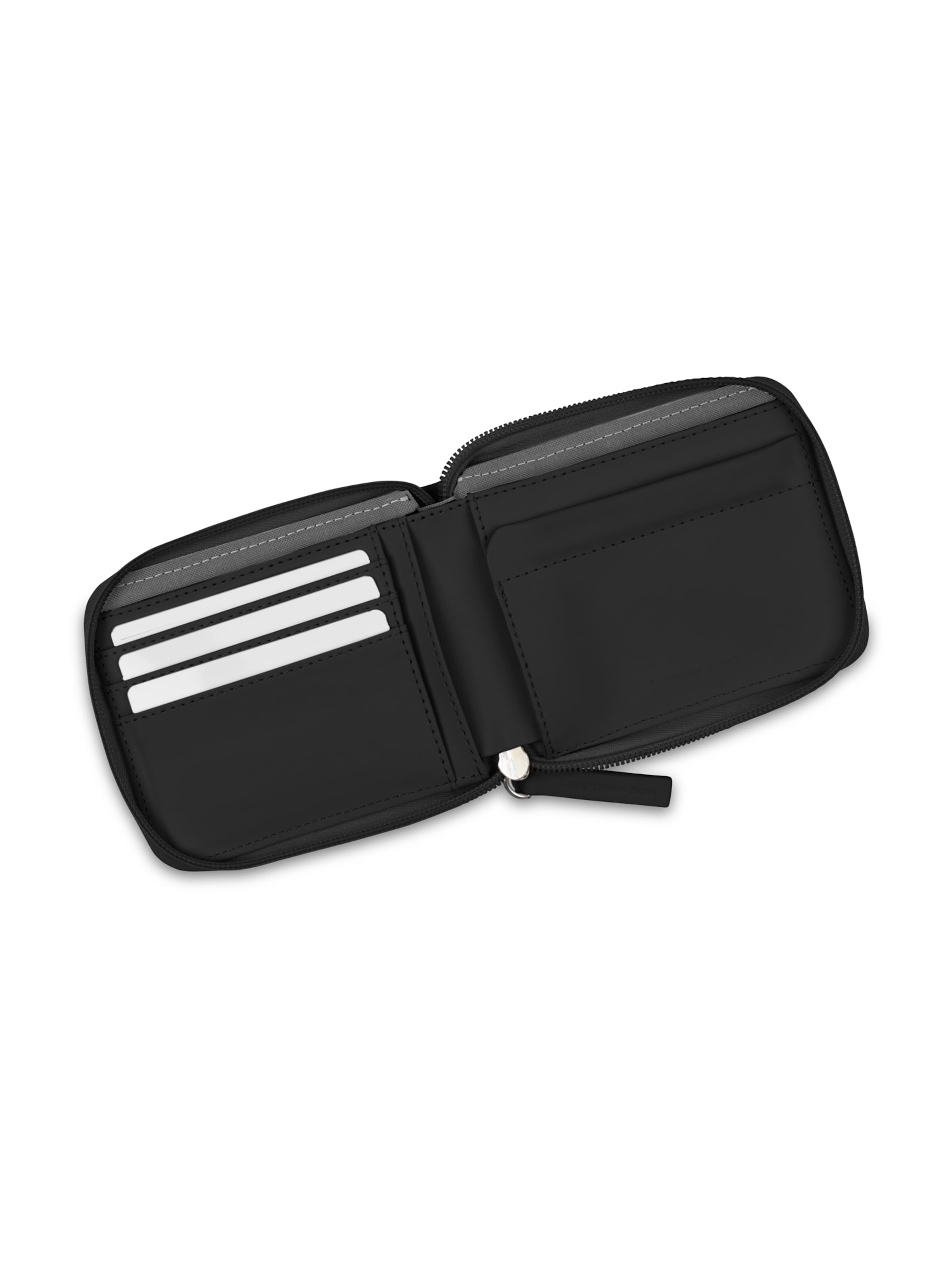 Kapten & Son Peňaženka 'Camden All Black' - Čierna