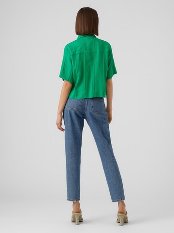 VERO MODA Bluse 'Rom' in Grün
